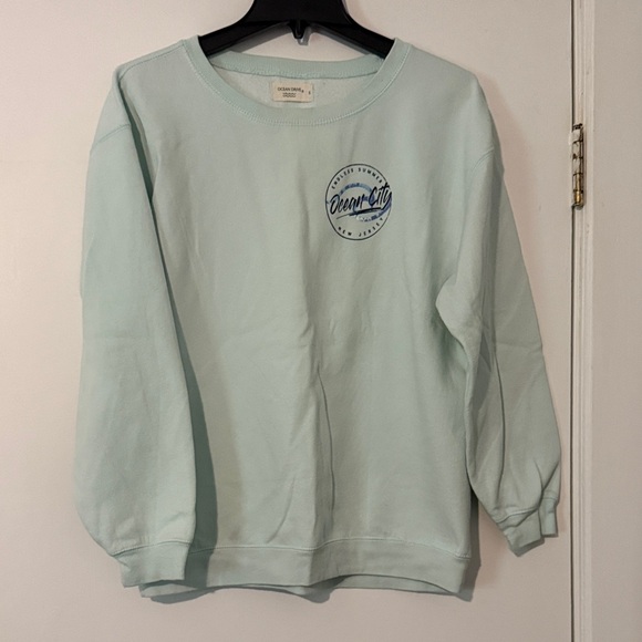 Ocean Drive Light Green Crew Neck Sweater - Picture 1 of 3